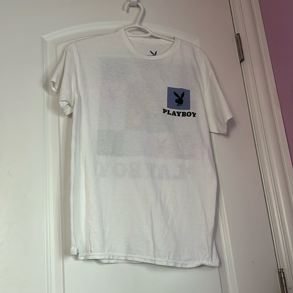 Playboy official shirt. Stretchy material. Worn once.